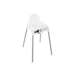 Chaise Haute Blanche pour Bébé - 27,35 € HT - SX08039 - Restauration Pro